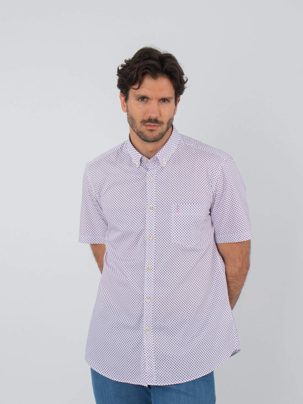Camisa manga corta estampada