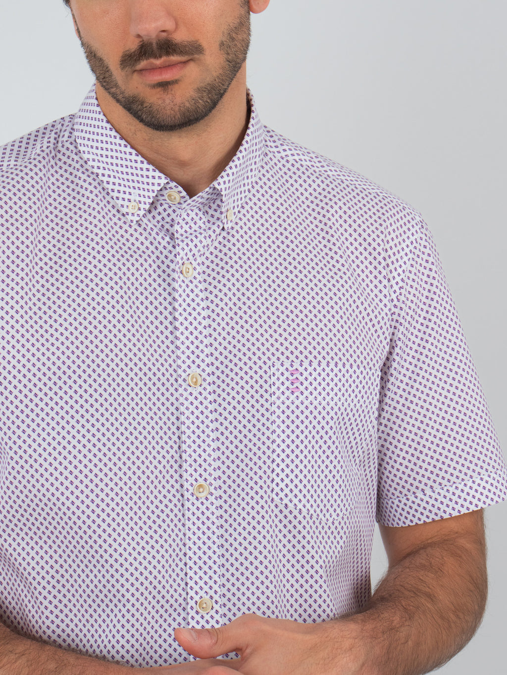 Camisa manga corta estampada