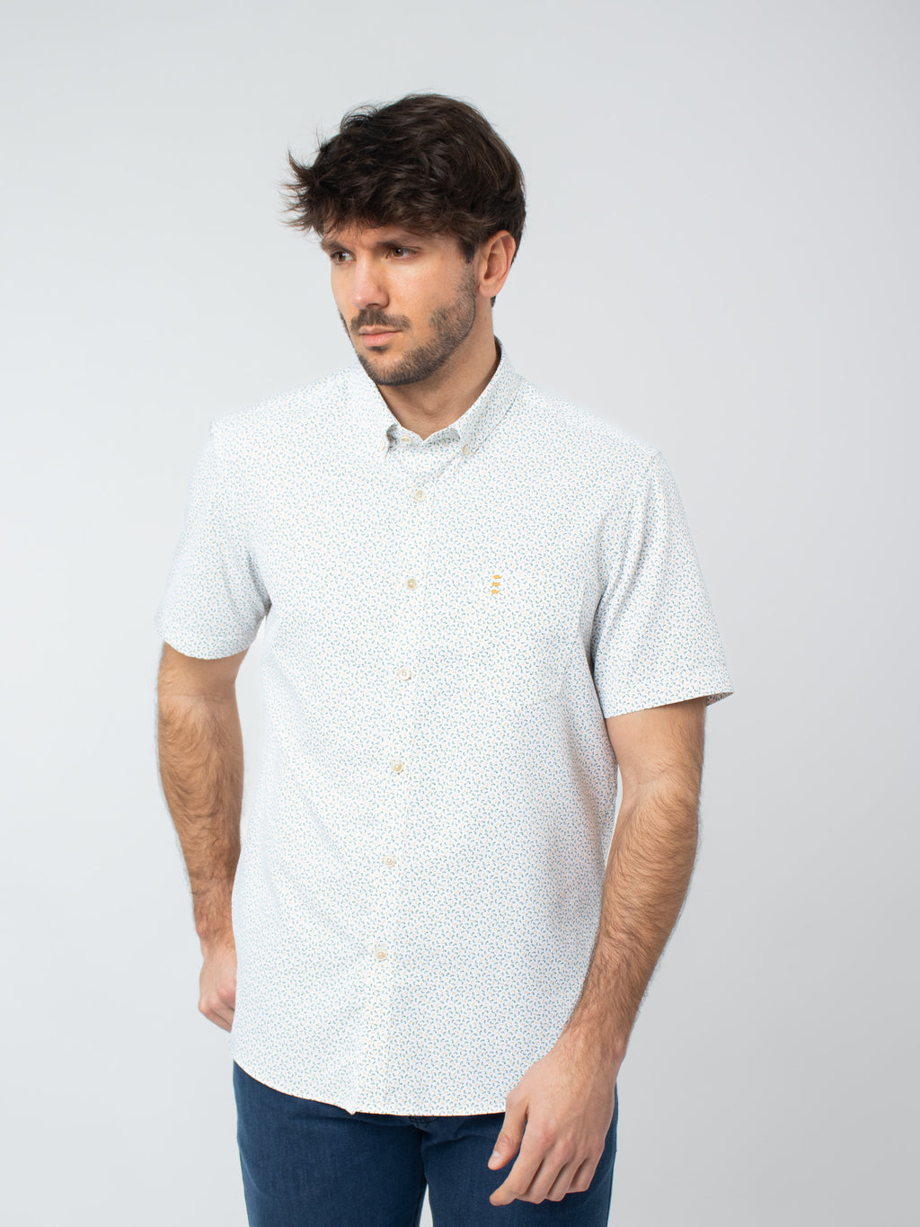 Camisa manga corta estructura