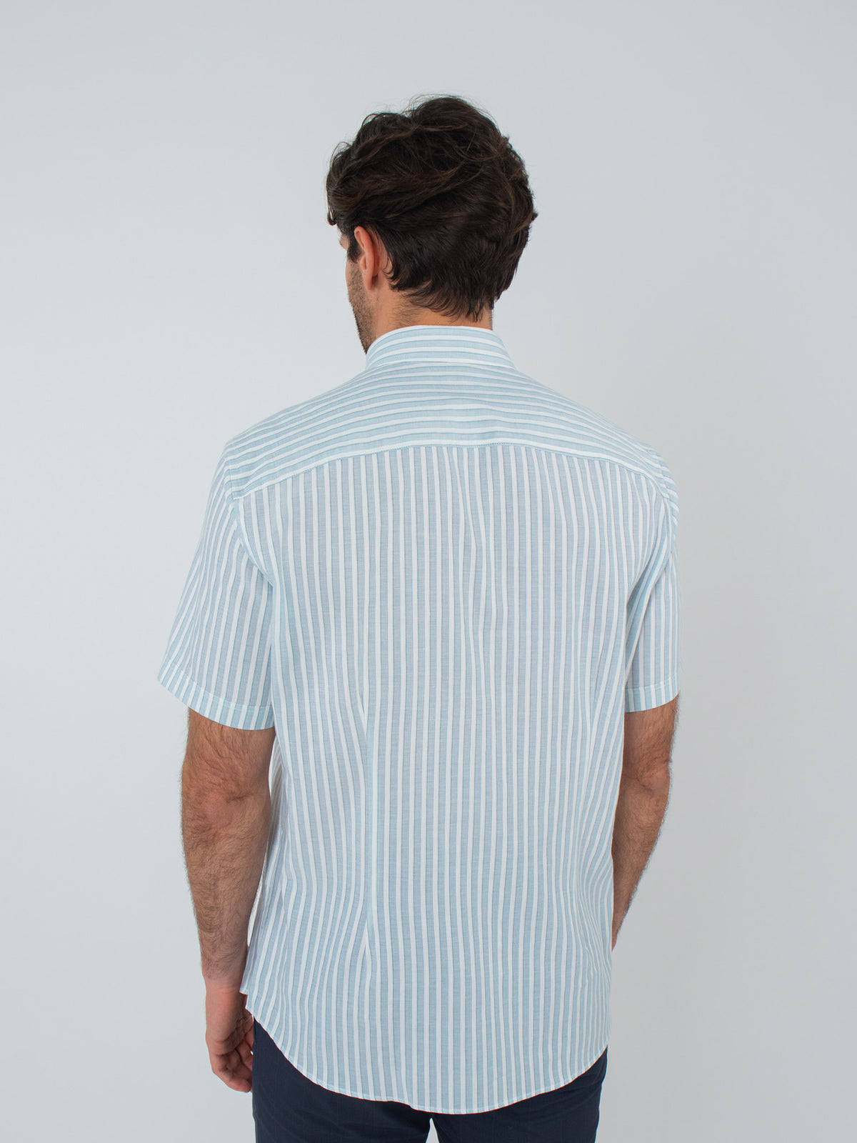 Camisa manga corta rayas