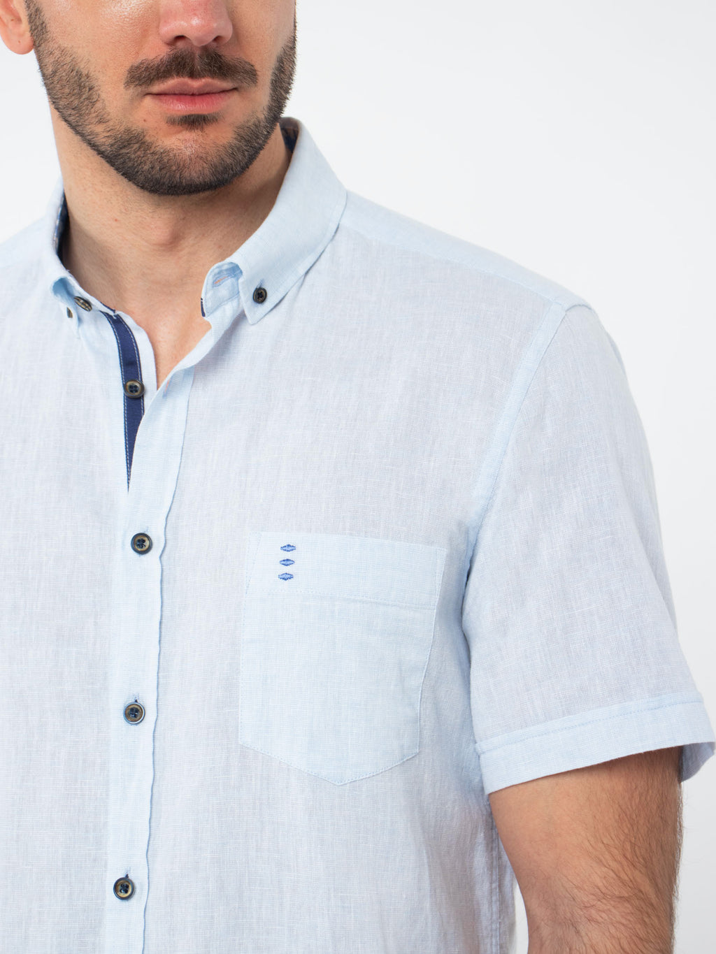 Camisa regular fit dobby