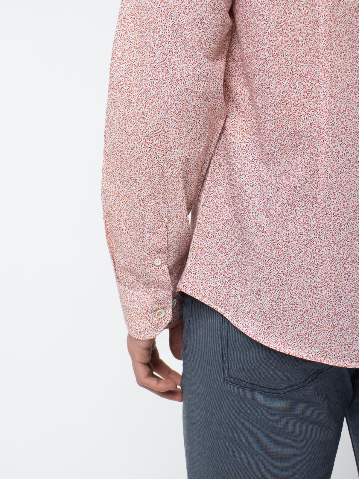 Camisa slim fit estampado floral