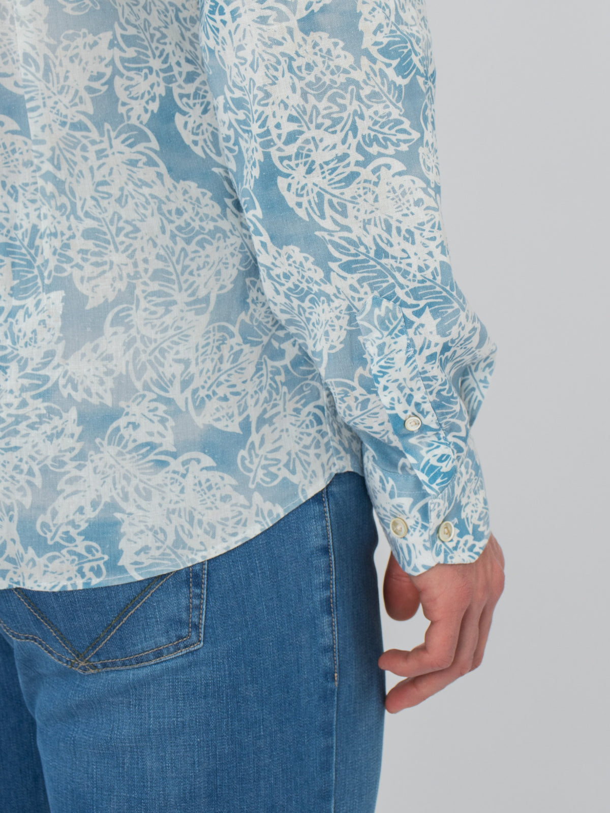 Printed slim fit shirt