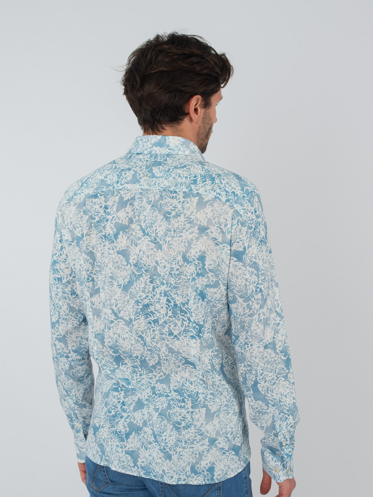Printed slim fit shirt
