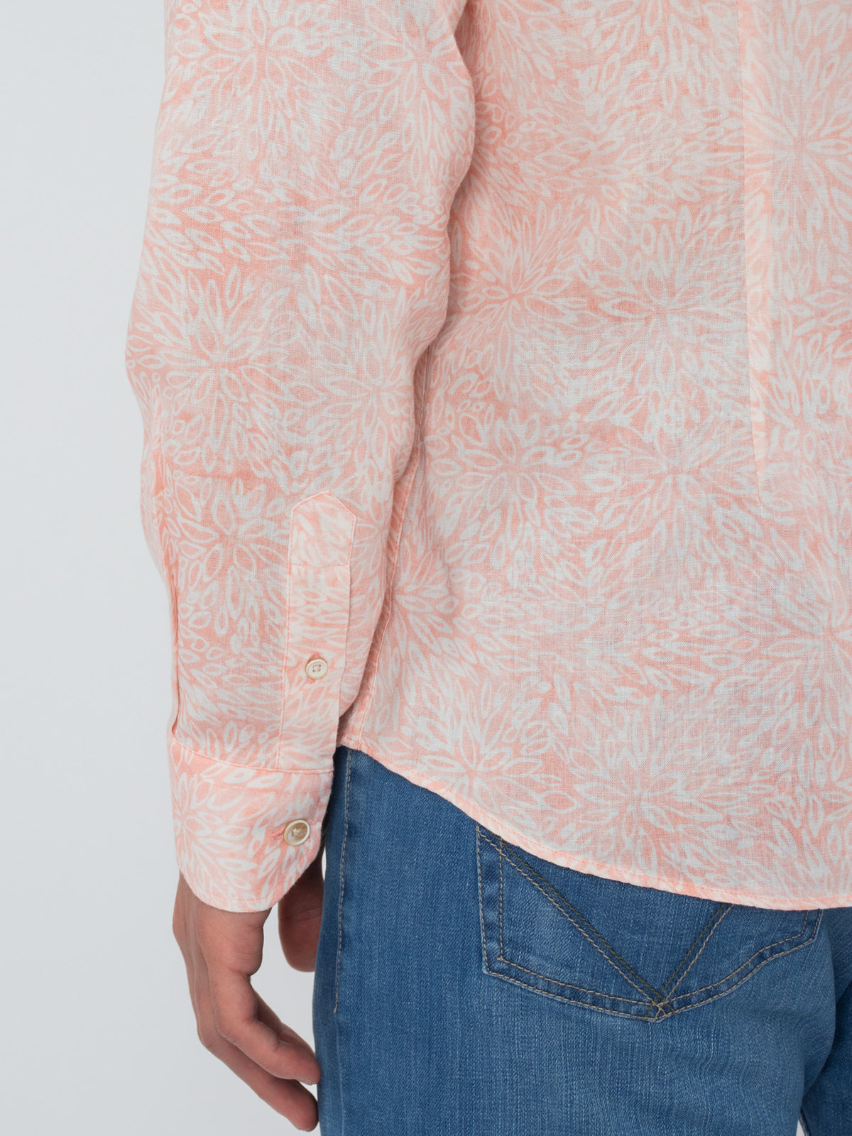Camisa slim fit estampada