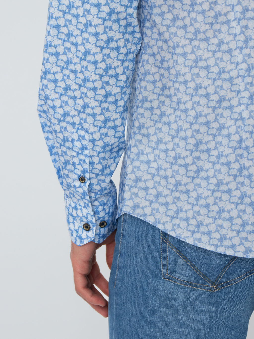 Camisa estampado floral slim fit