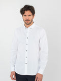 Camisa slim fit contrastes