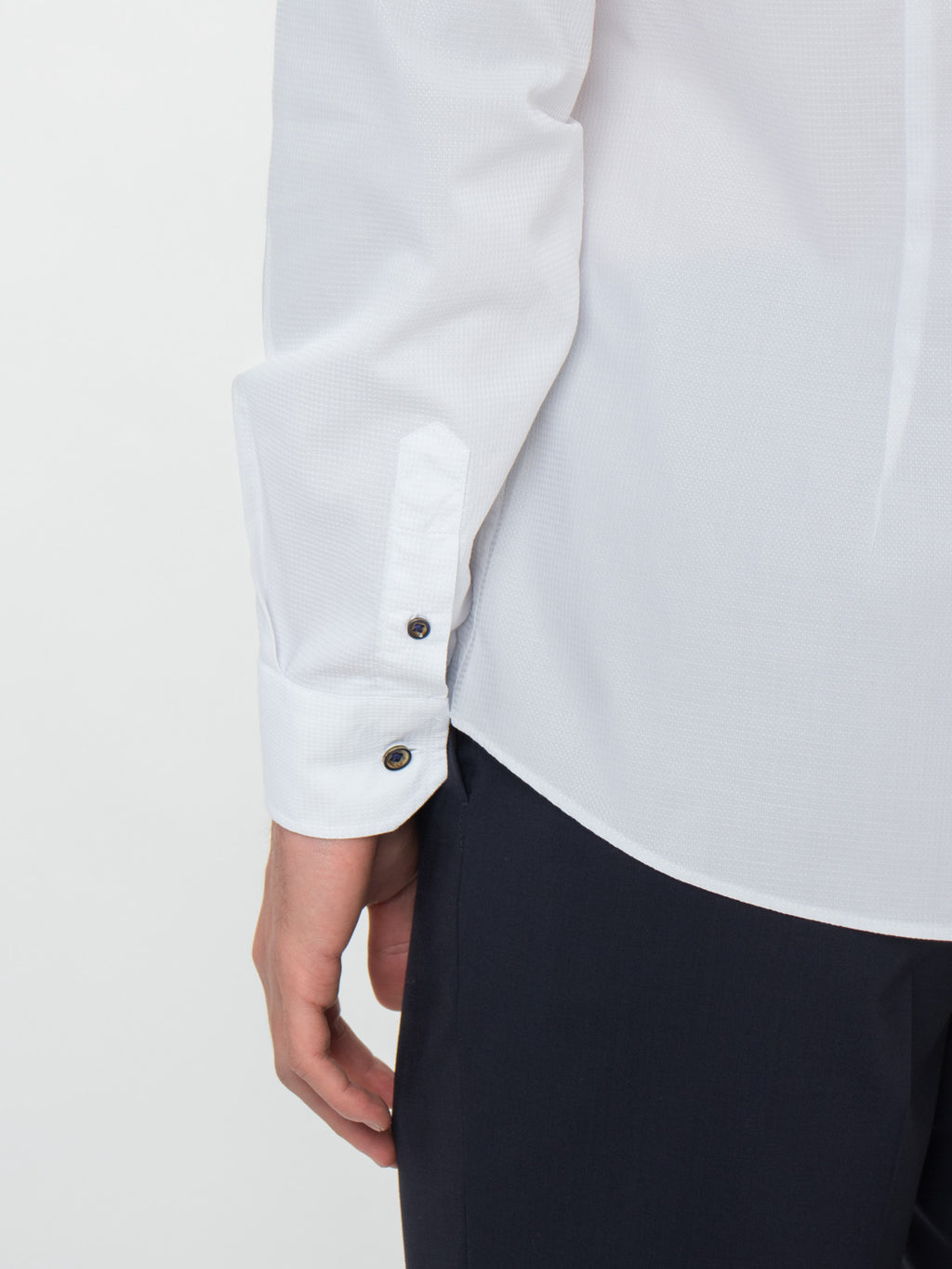 Camisa slim fit contrastes