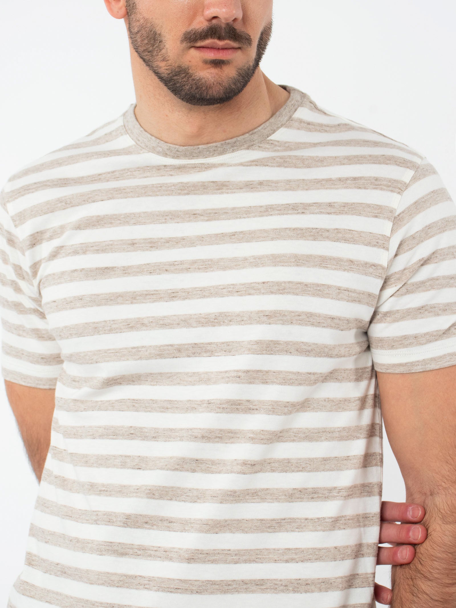 Camiseta rayas bicolor