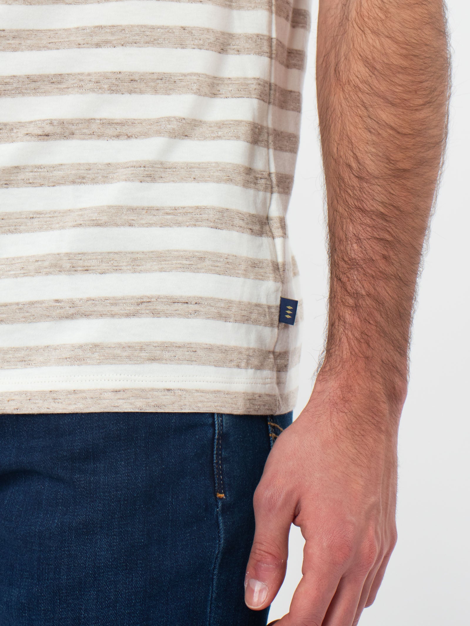 Camiseta rayas bicolor