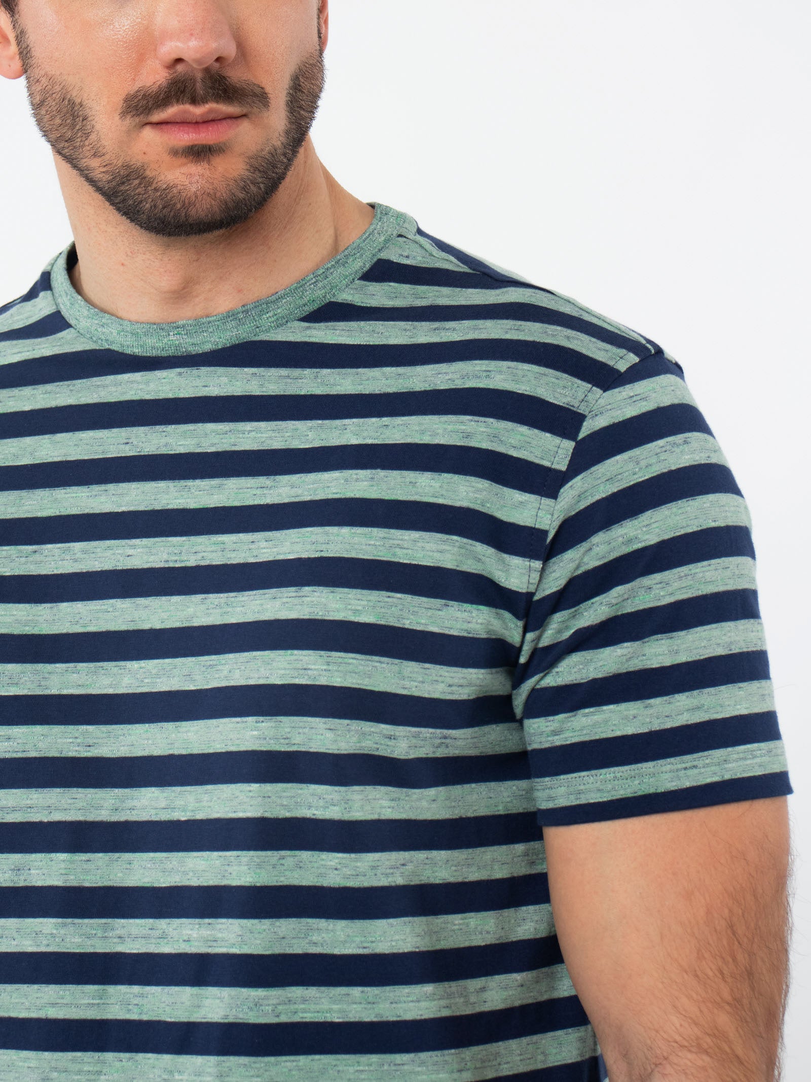 Camiseta rayas bicolor