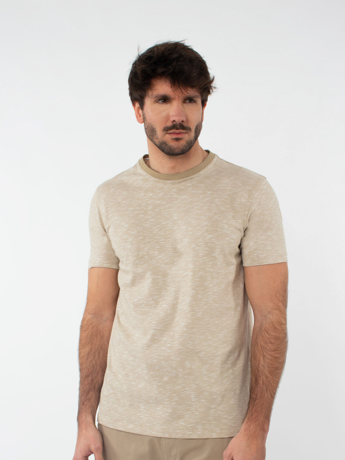 Micro-striped T-shirt