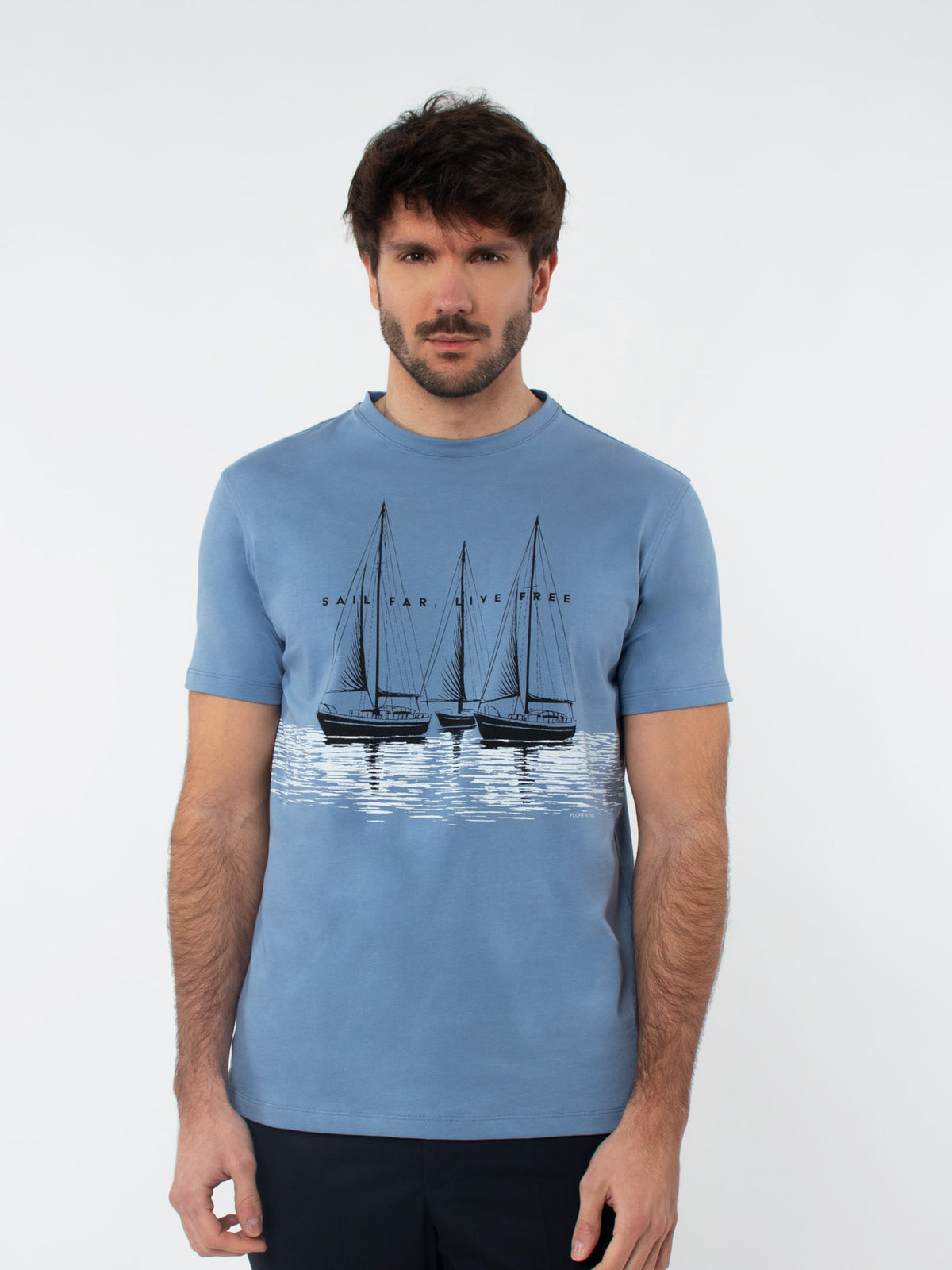 T-shirt with front print