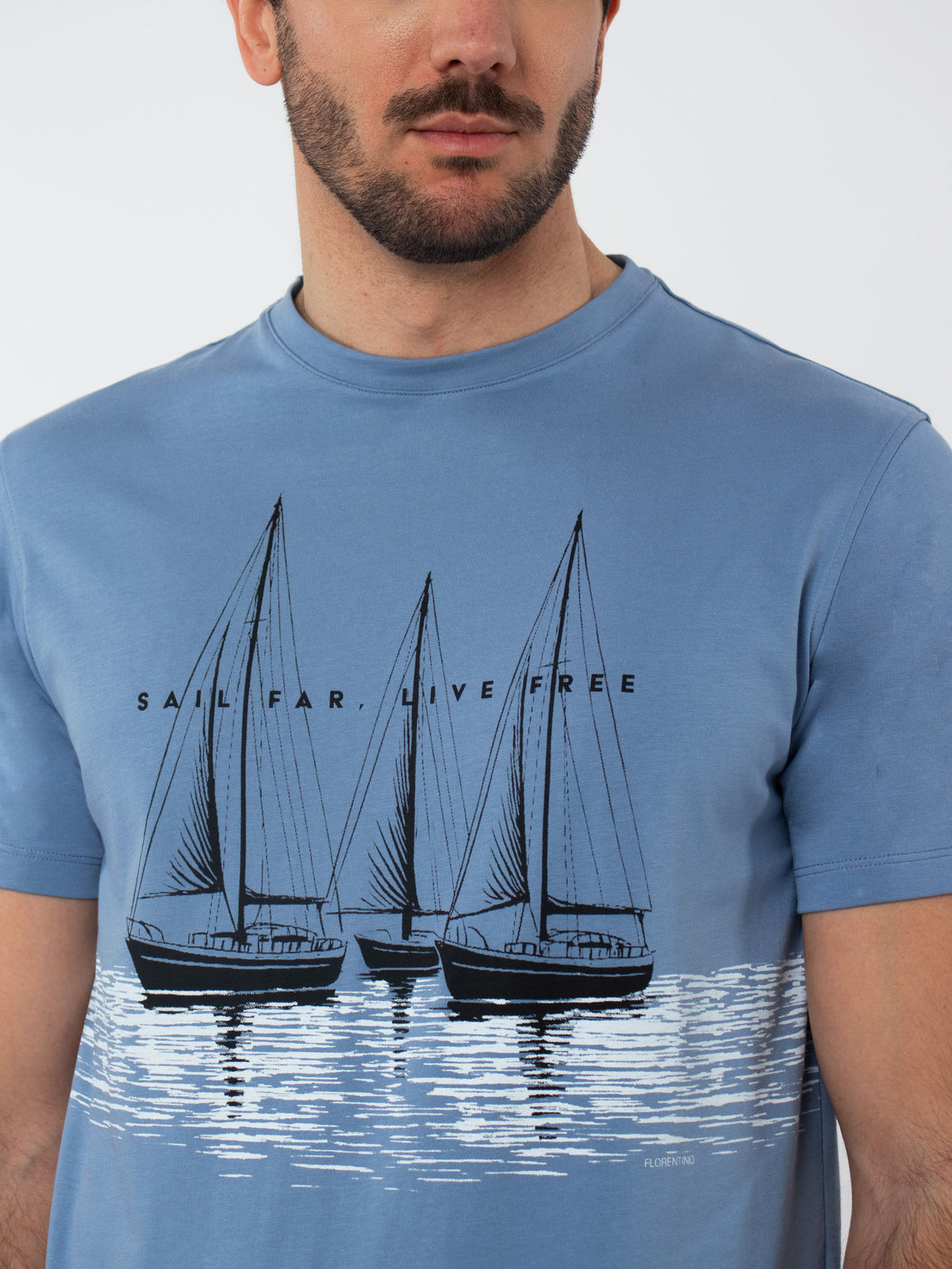 T-shirt with front print