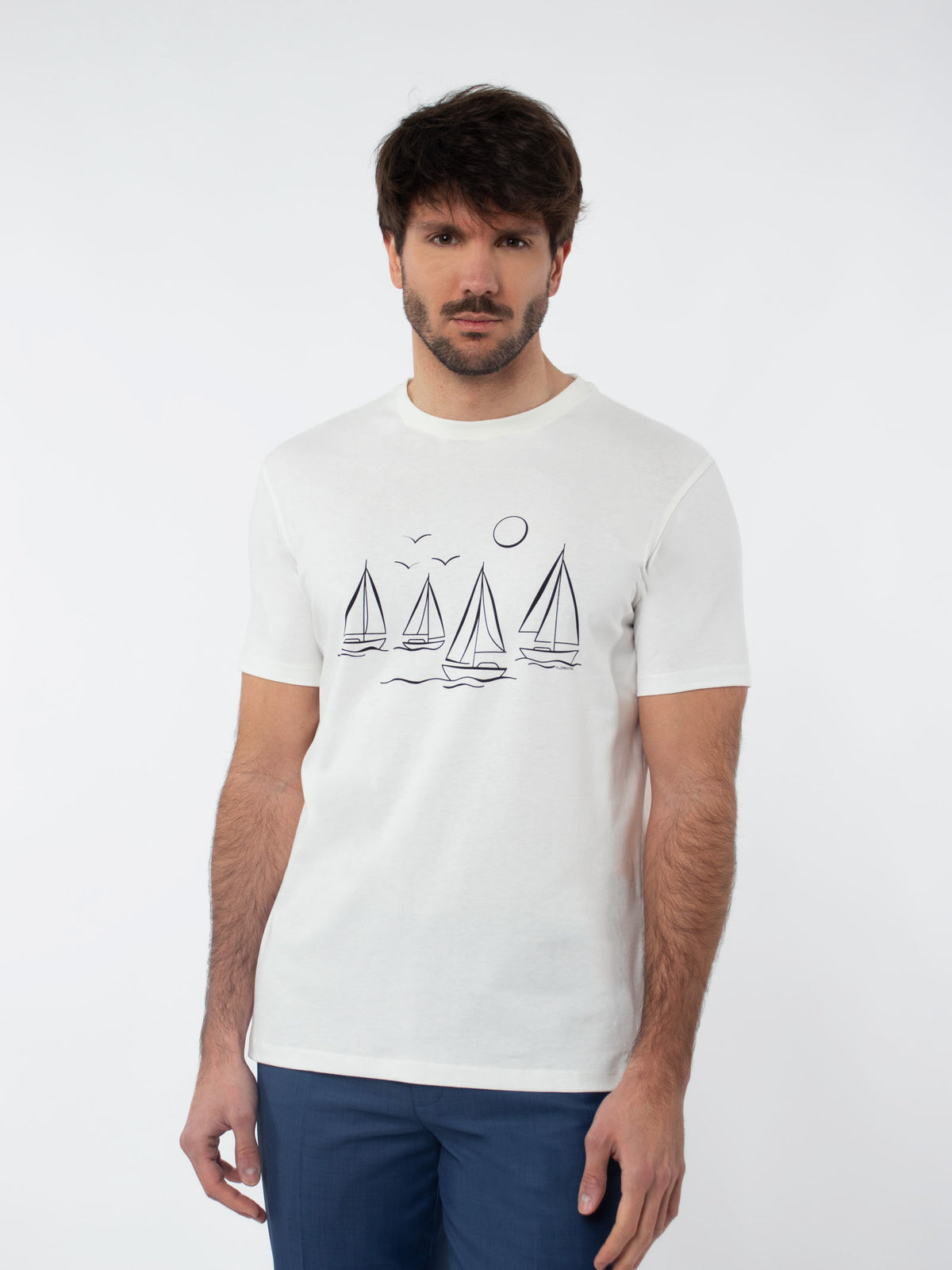 T-shirt with front print