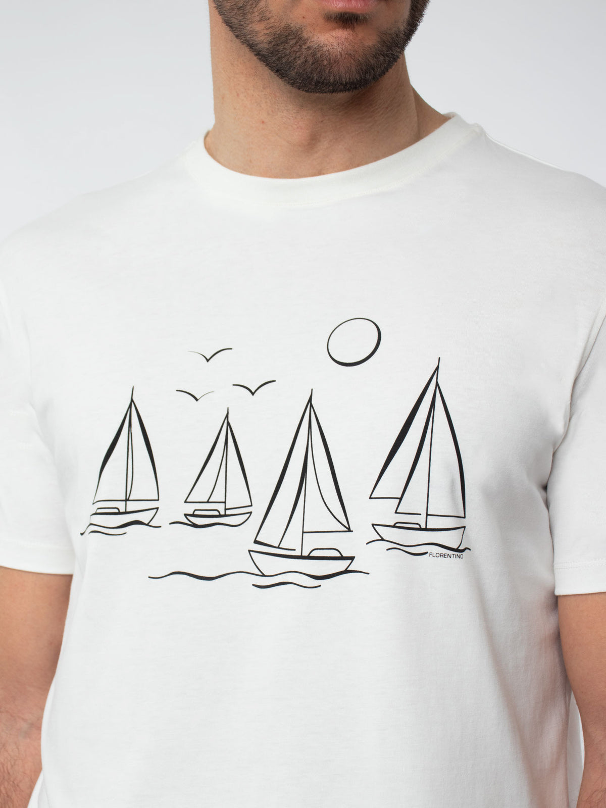 T-shirt with front print