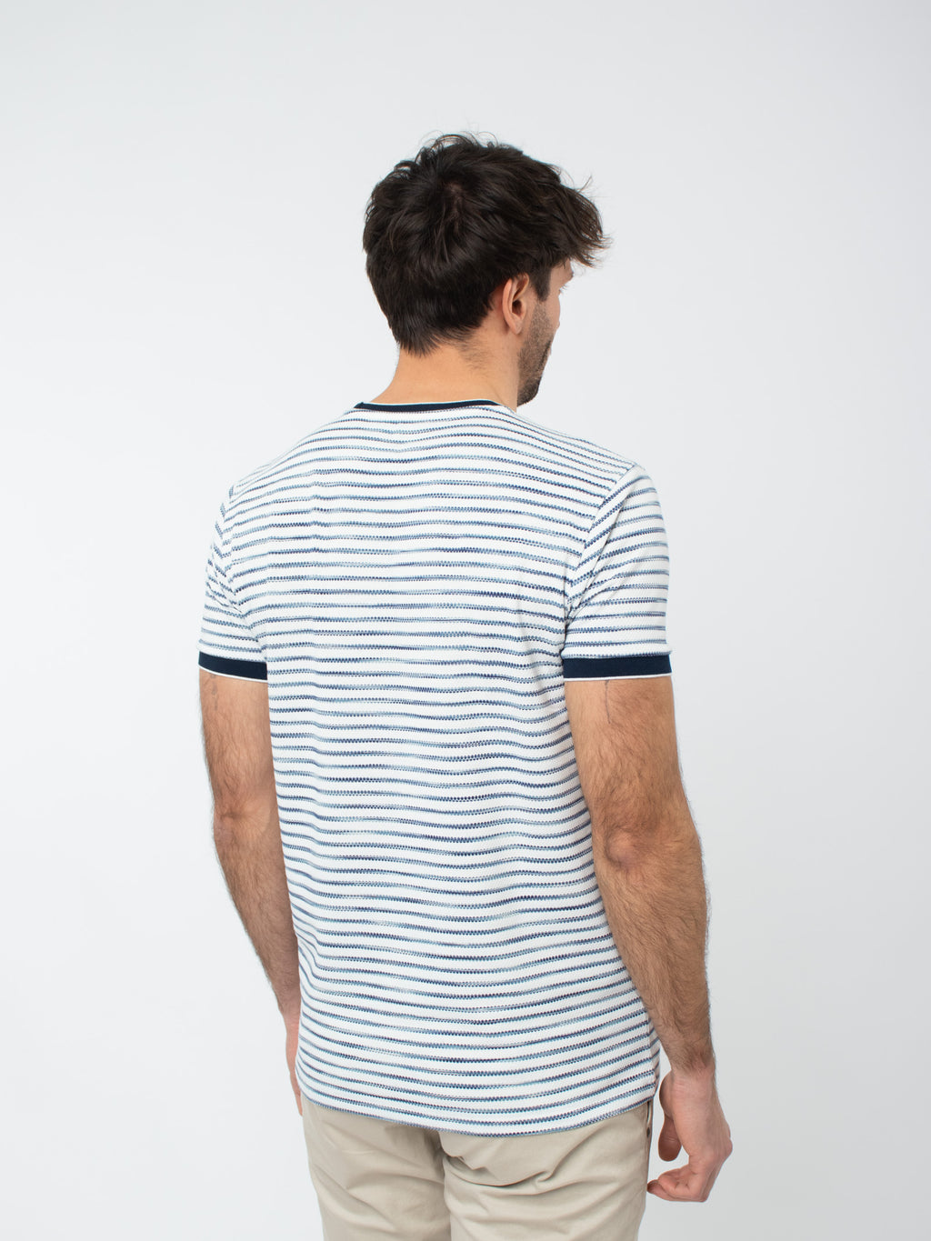 Bicolor striped T-shirt