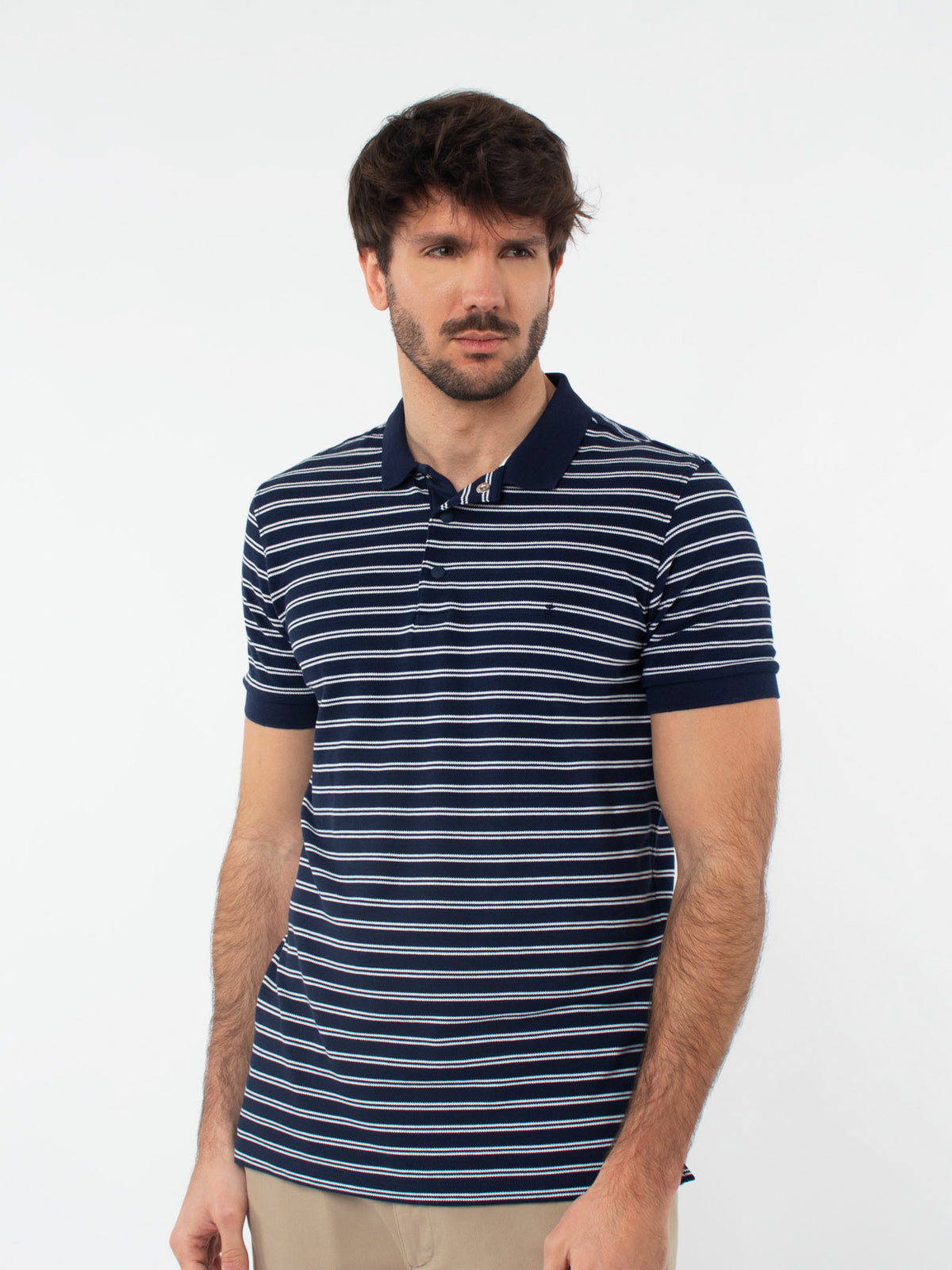 Polo piqué rayas