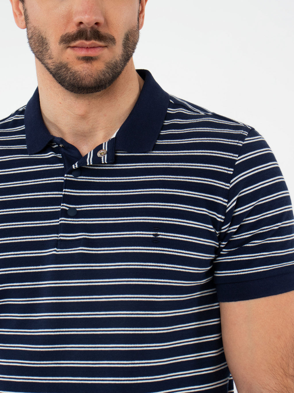 Polo piqué rayas