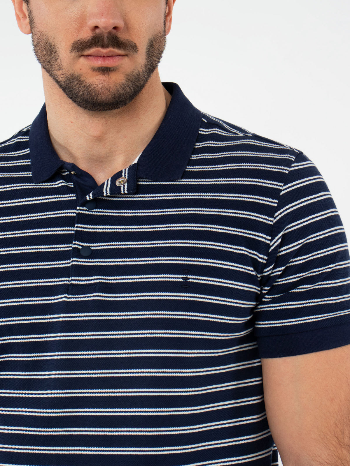 Polo piqué rayas