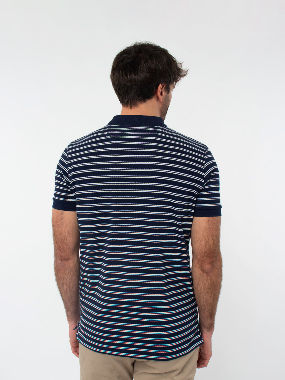 Polo piqué rayas