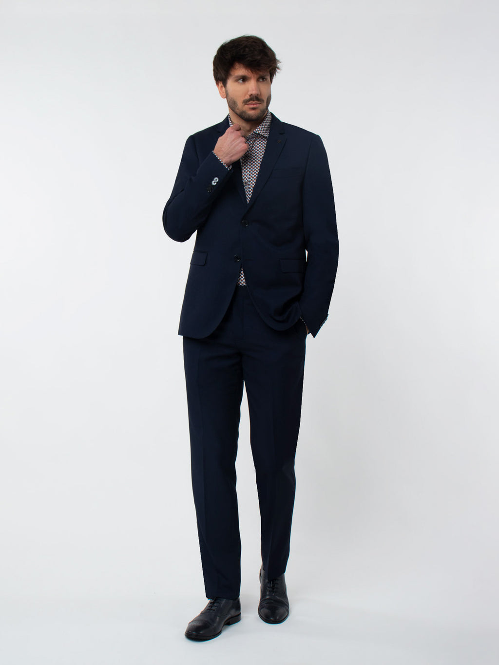 Traje microestuctura slim fit