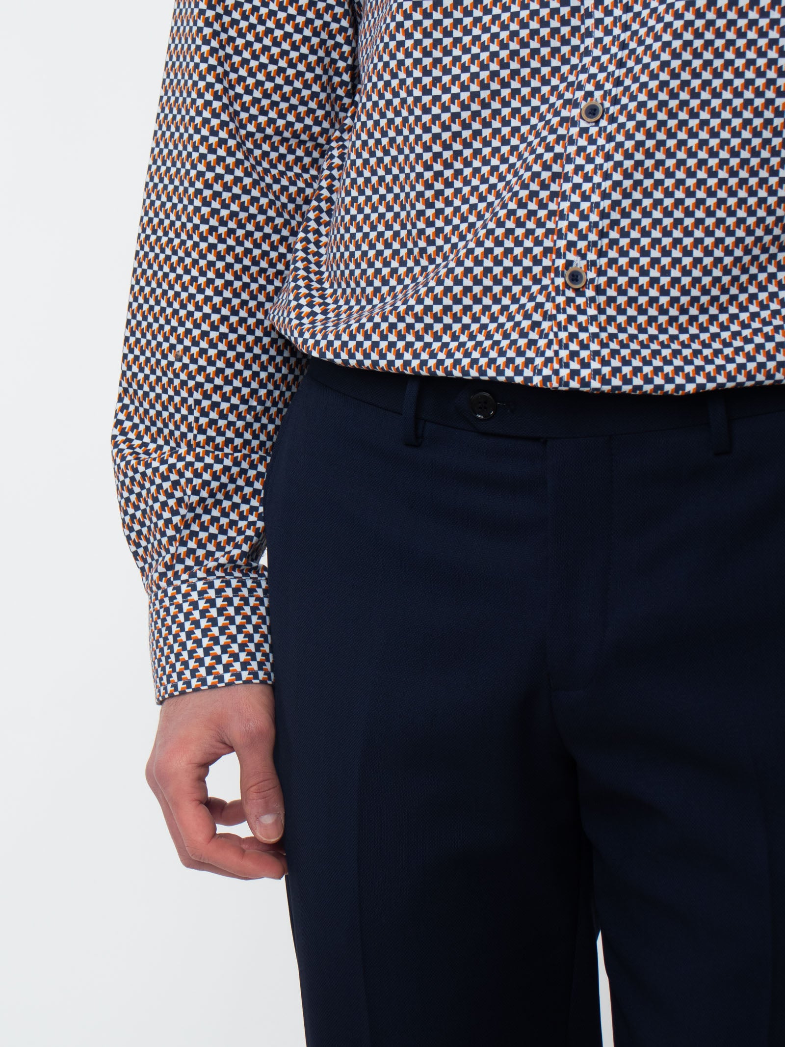 Traje microestuctura slim fit