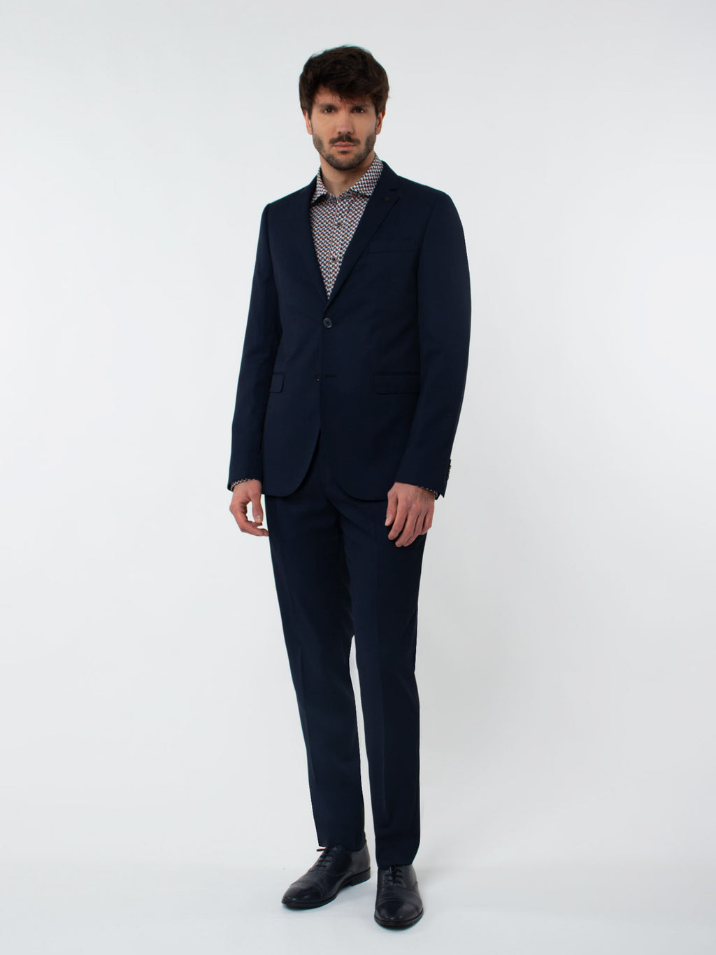 Traje microestuctura slim fit