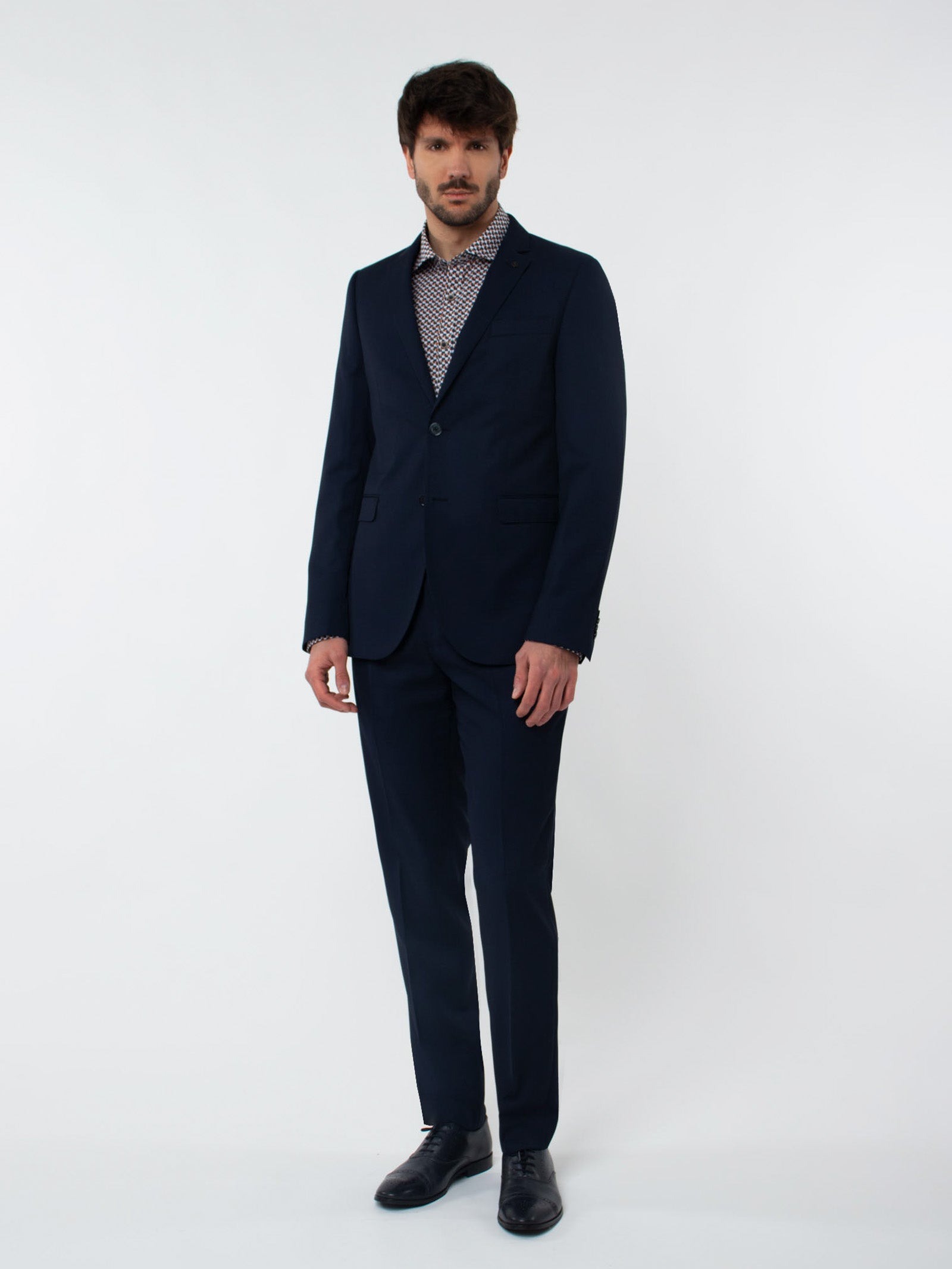 Traje microestuctura slim fit