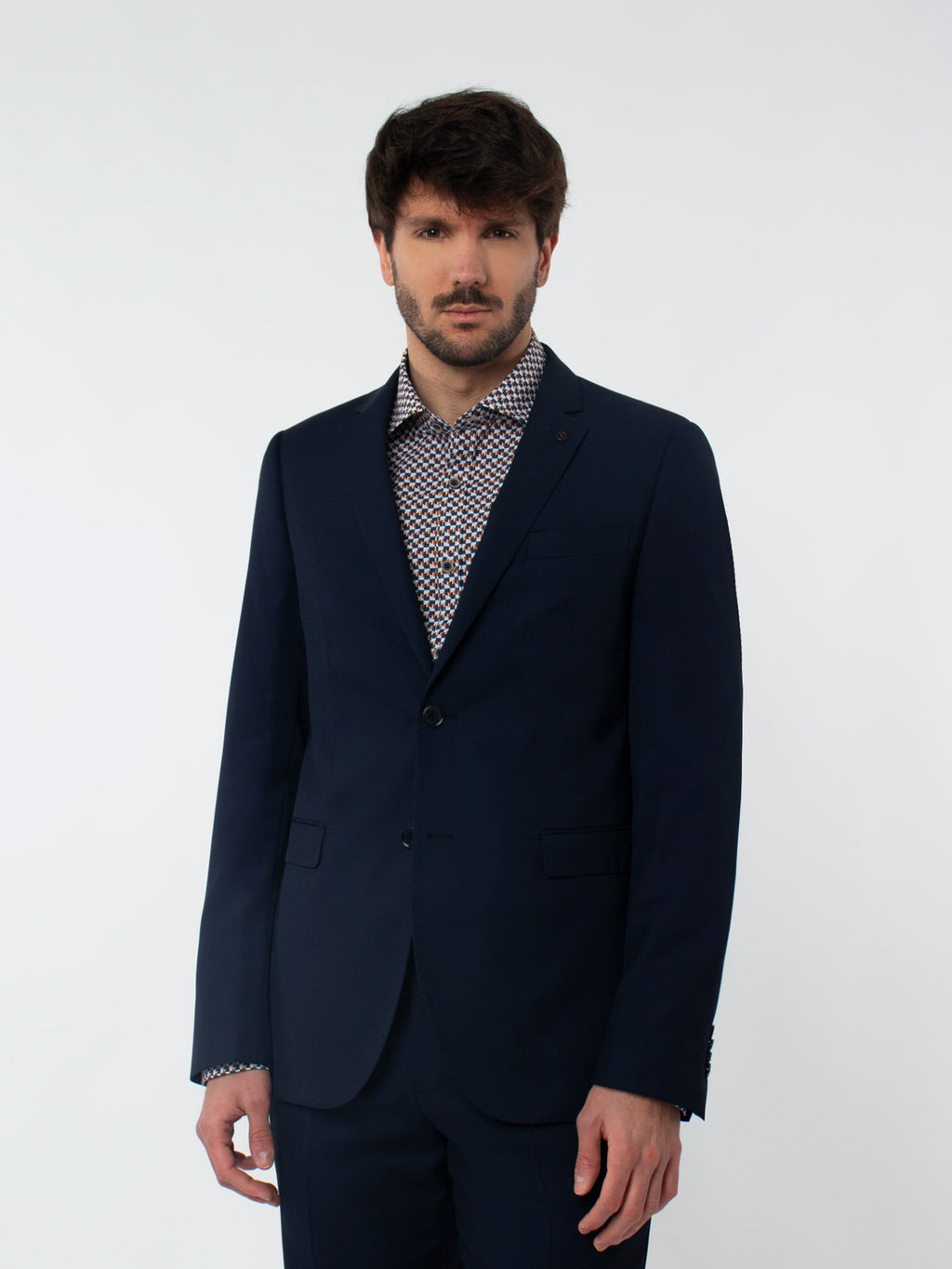 Traje microestuctura slim fit