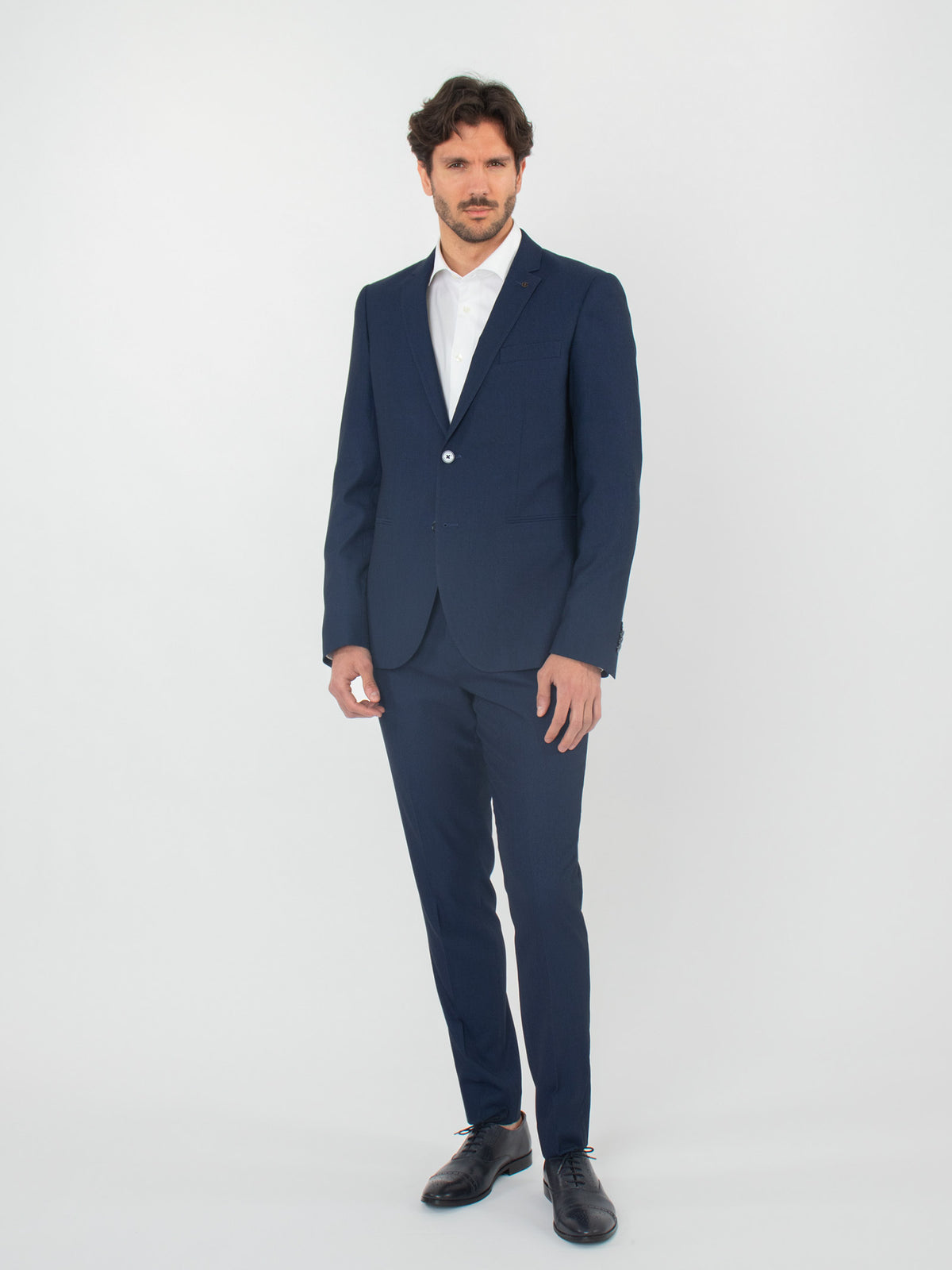 Traje microdibujo super slim fit