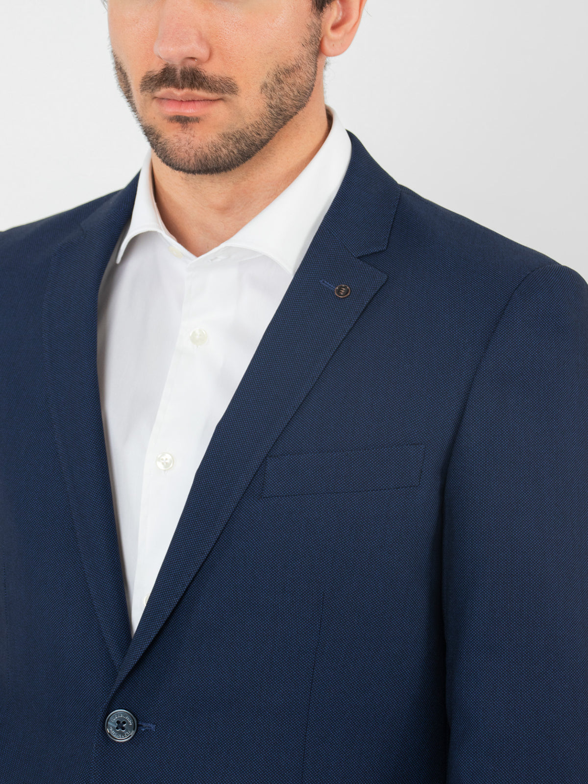 Traje microdibujo super slim fit