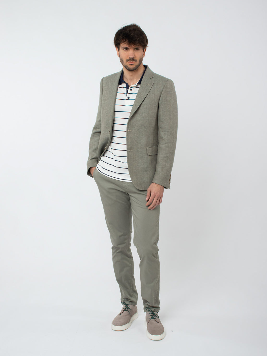 Americana texturizada regular fit