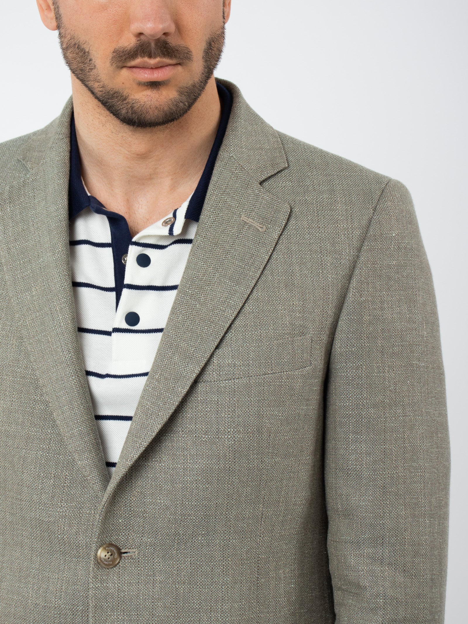 Regular fit textured blazer
