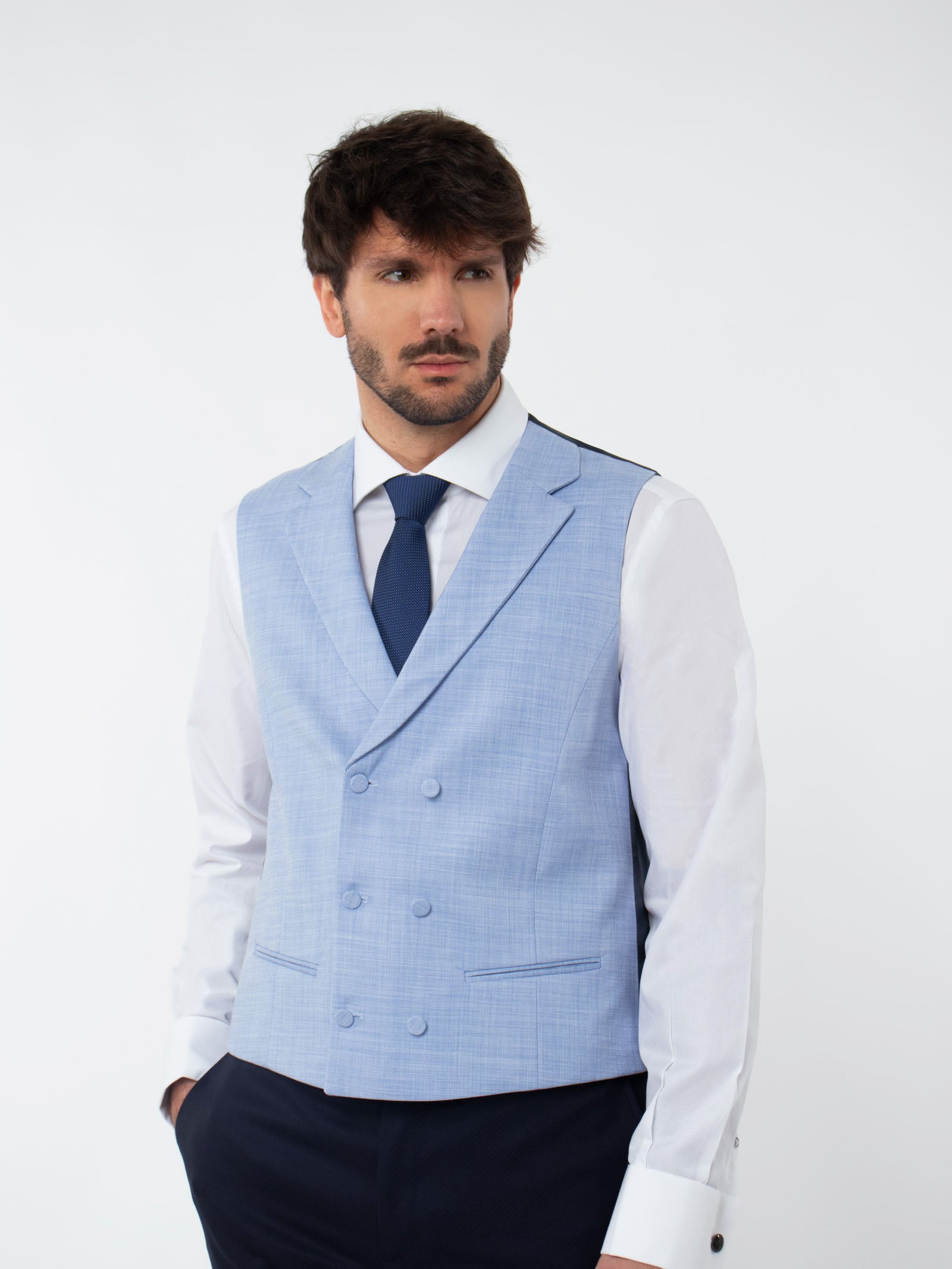 Two-tone formal waistcoat