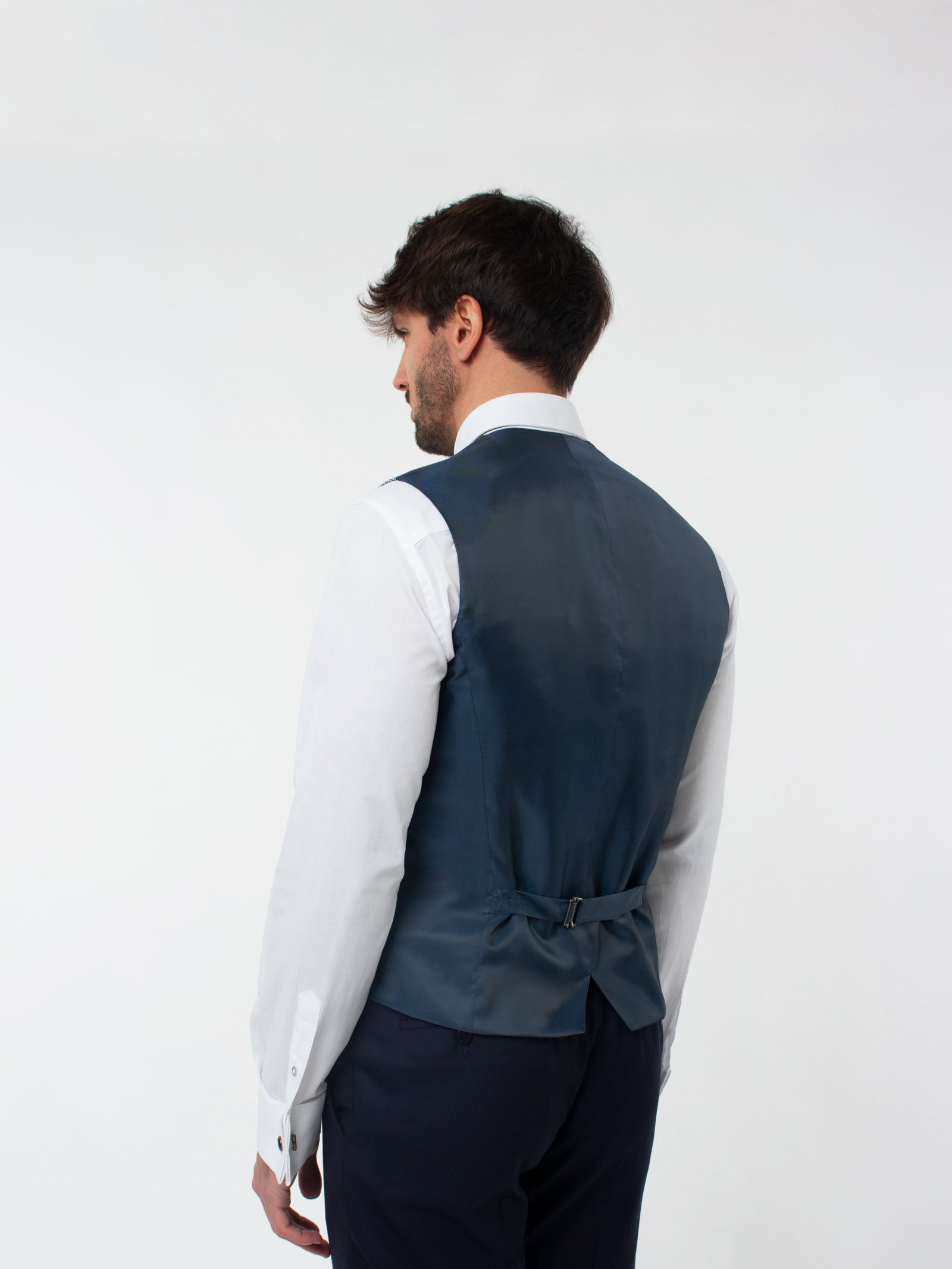 Diamond-pattern formal waistcoat
