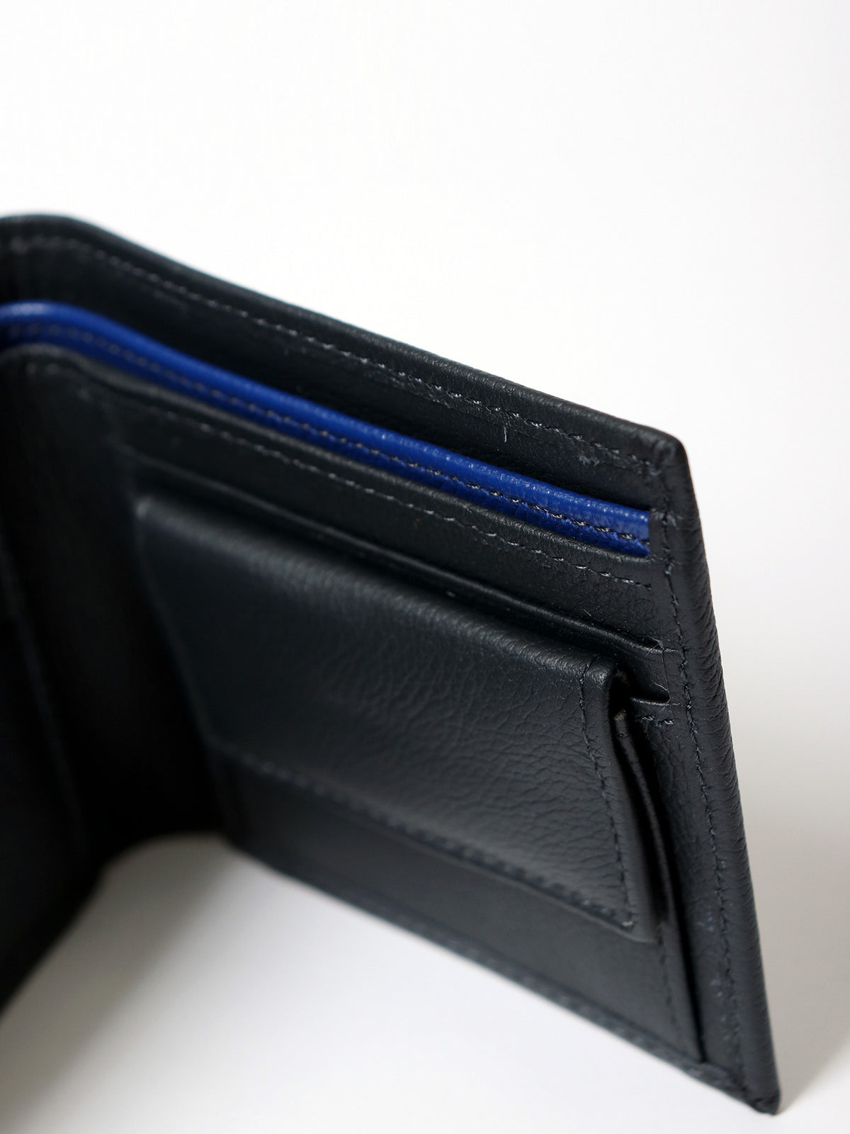 Cartera Piel con Detalle Contrastado