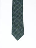 Corbata seda con microdiseño geométrico