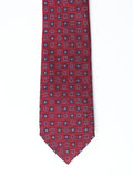 Micro-check silk tie