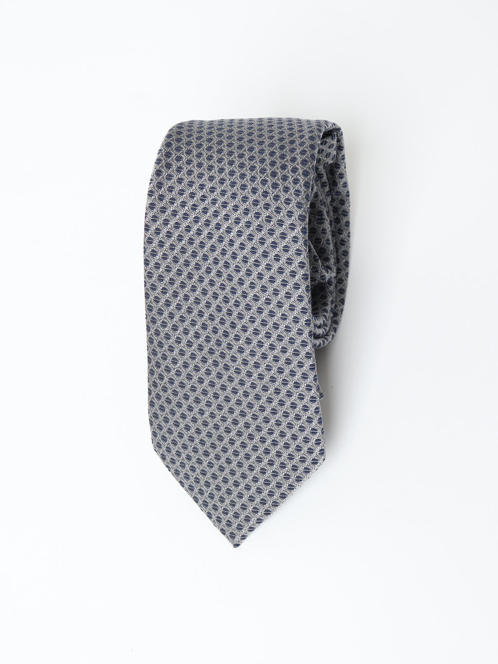 Silk and cotton micro-pattern tie
