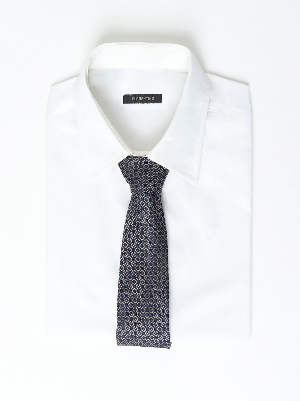 Floral silk jacquard tie