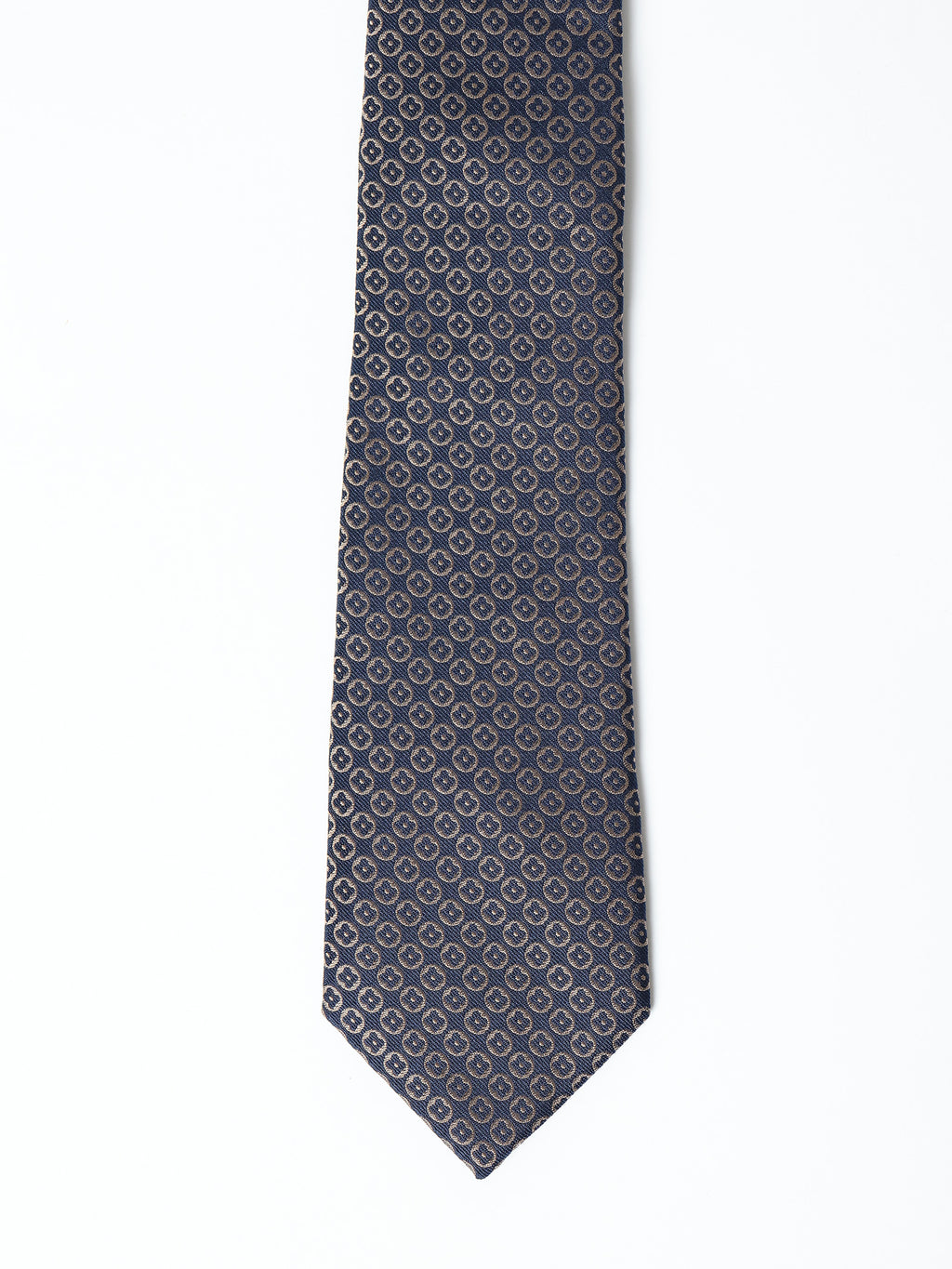 Floral silk jacquard tie