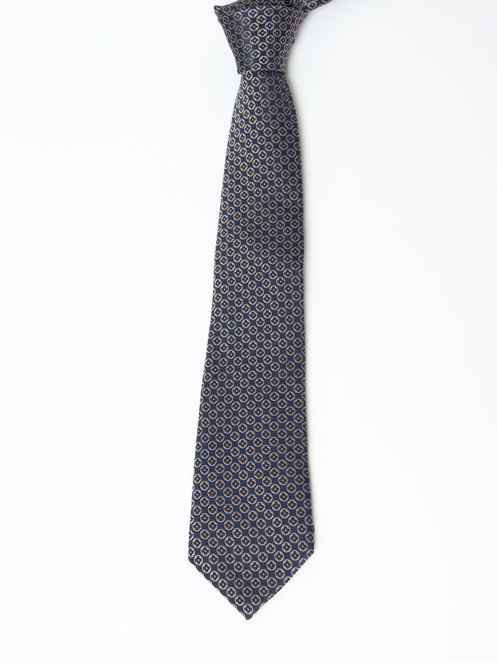 Floral silk jacquard tie