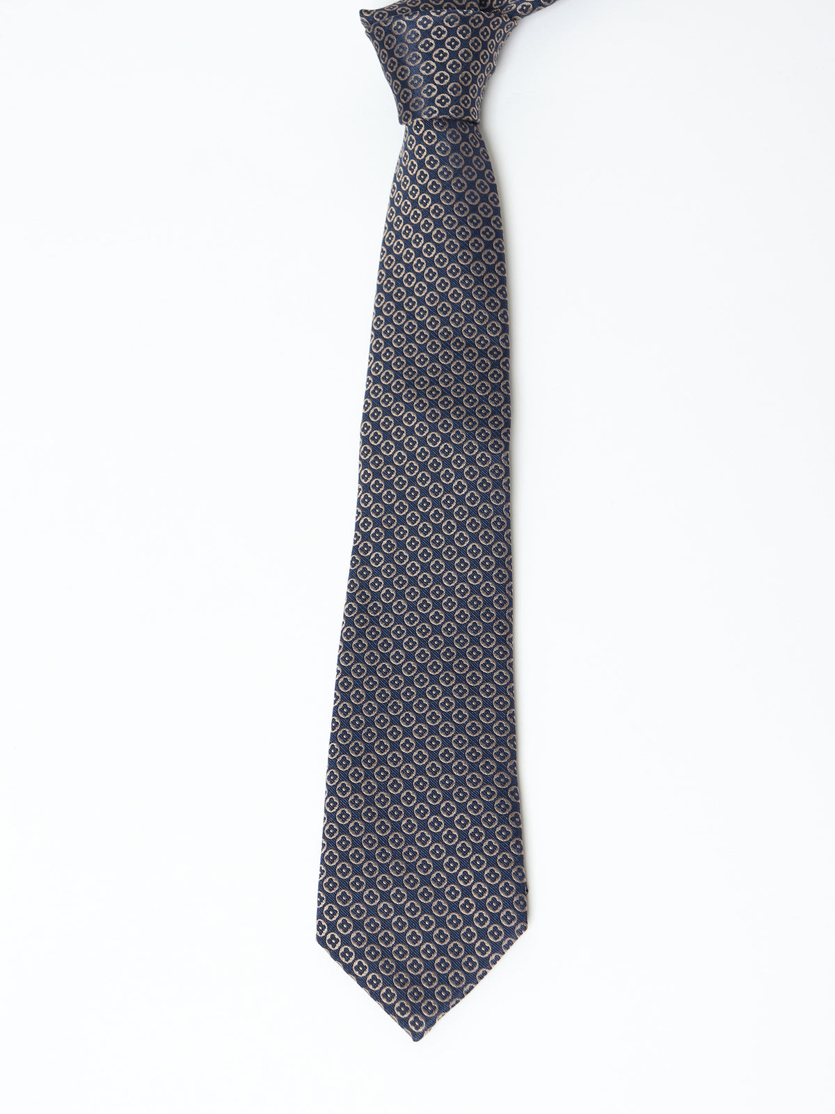 Floral silk jacquard tie