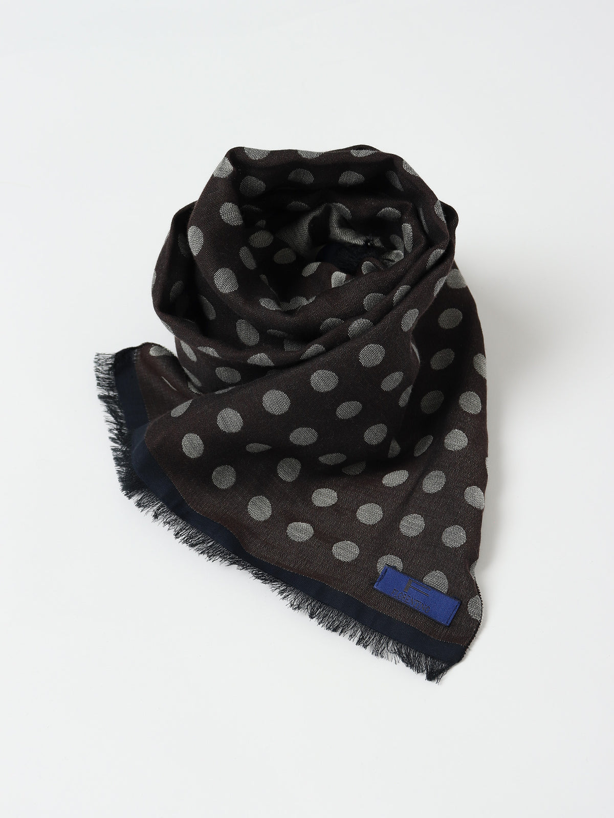 Fular jacquard de topos