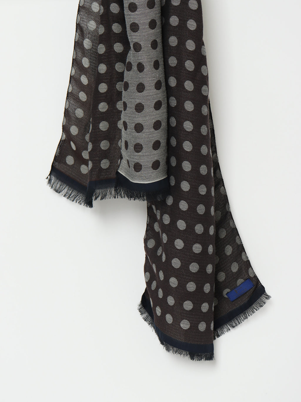 Fular jacquard de topos