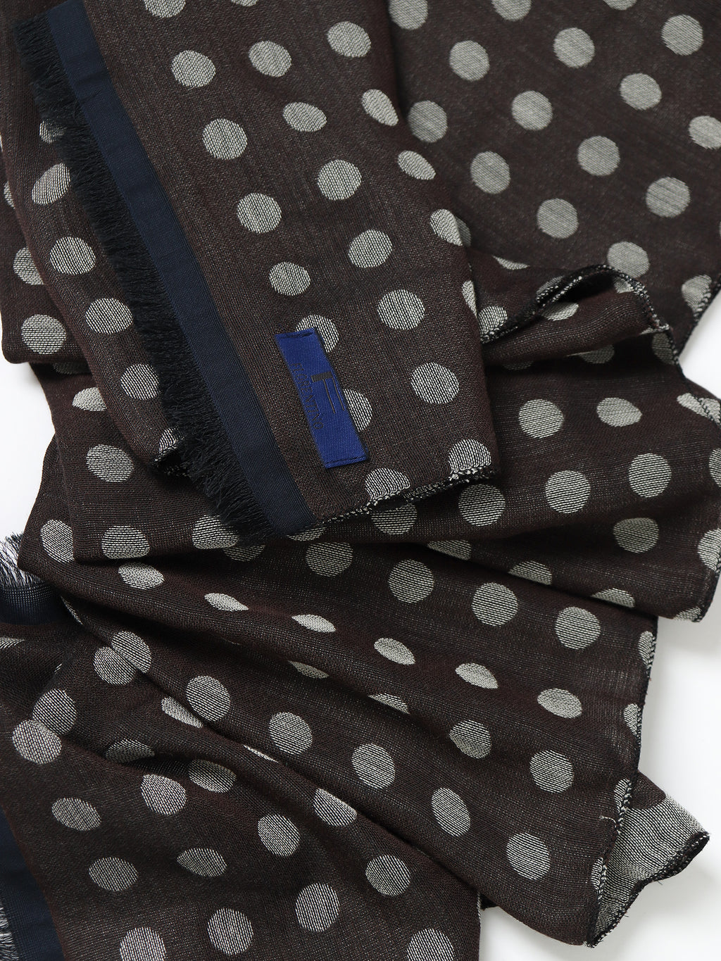 Fular jacquard de topos