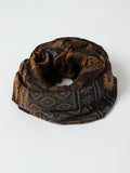 Floral jacquard scarf