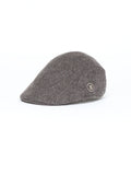 Bicolor structured flat cap