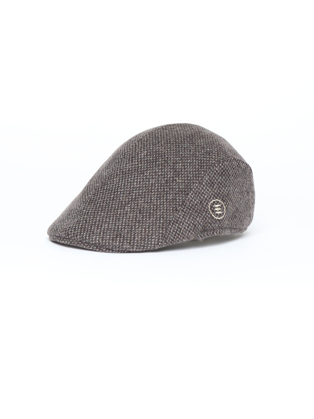 Bicolor structured flat cap